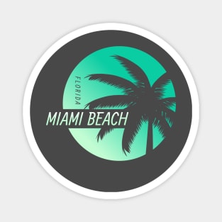 Miami Beach Summer Shirt Magnet